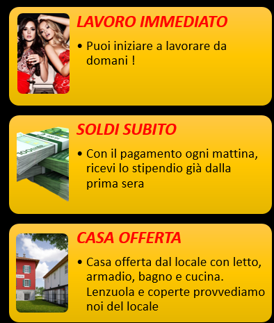 condizioni lavoro night club